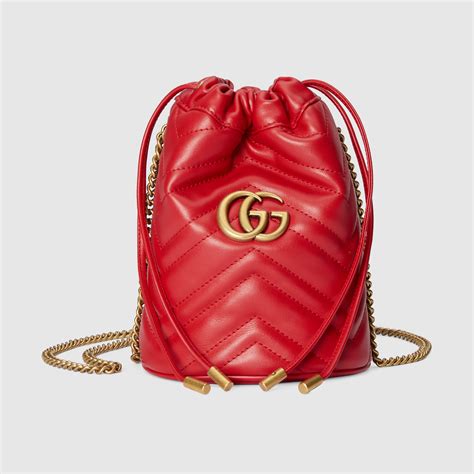 borsa gucci marmont rossa|gg marmont leather backpack.